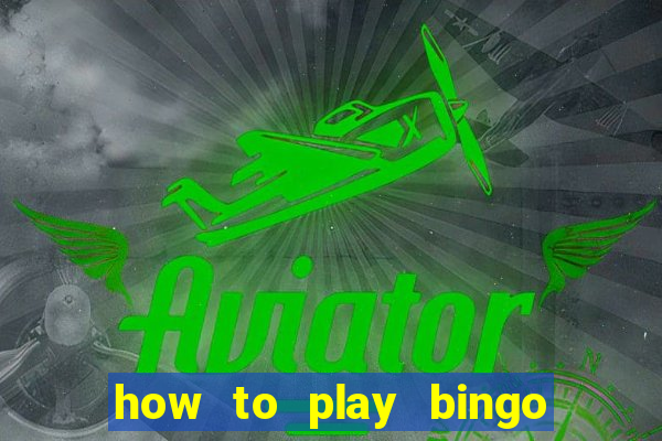 how to play bingo bonus scratch card