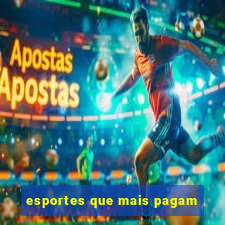 esportes que mais pagam