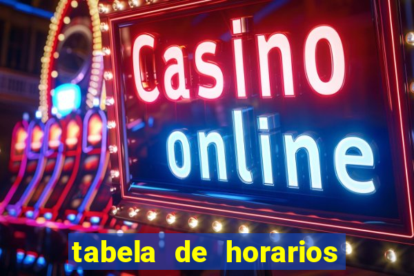 tabela de horarios fortune tiger