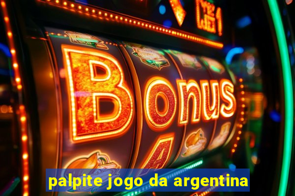 palpite jogo da argentina