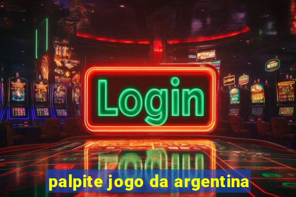 palpite jogo da argentina