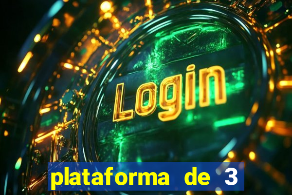 plataforma de 3 reais jogo