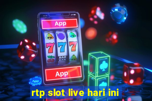 rtp slot live hari ini