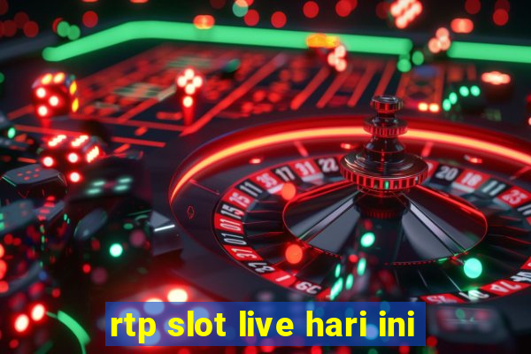 rtp slot live hari ini