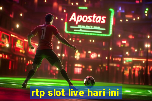 rtp slot live hari ini