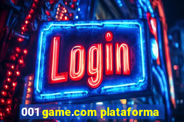 001 game.com plataforma