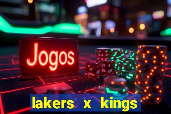 lakers x kings onde assistir