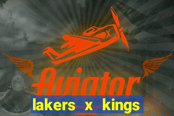 lakers x kings onde assistir