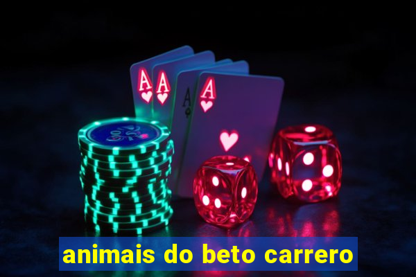 animais do beto carrero