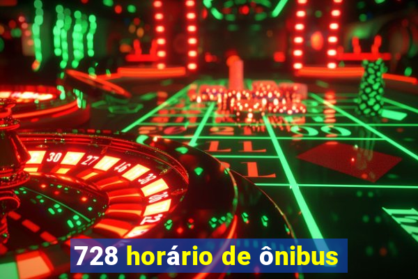 728 horário de ônibus