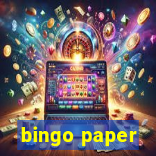 bingo paper