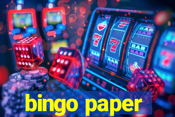 bingo paper