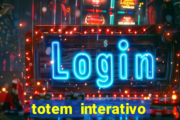 totem interativo touch screen