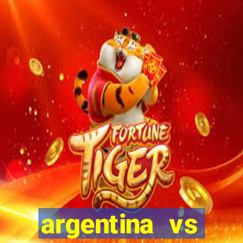 argentina vs equador onde assistir