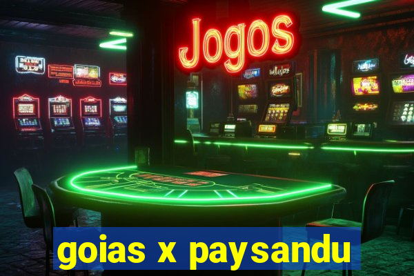 goias x paysandu