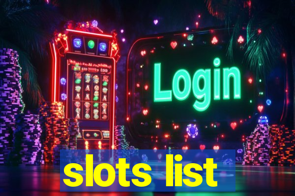 slots list