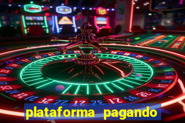 plataforma pagando no cadastro slot