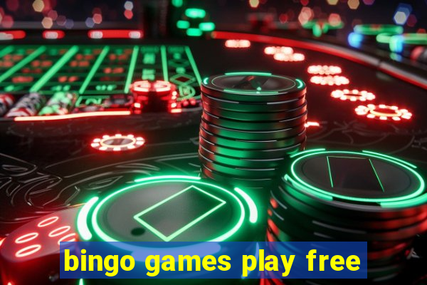 bingo games play free