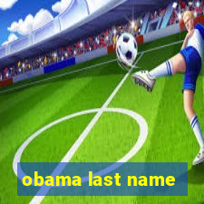 obama last name