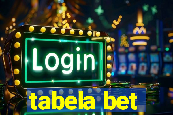 tabela bet