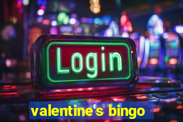 valentine's bingo