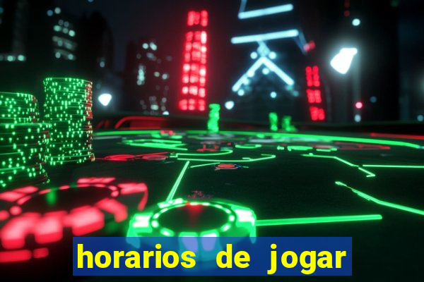 horarios de jogar no fortune tiger