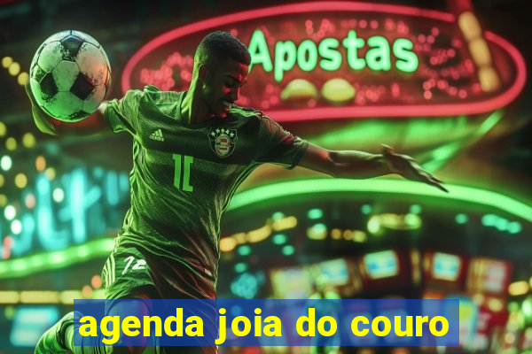 agenda joia do couro