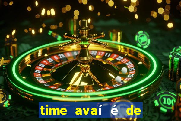 time avaí é de qual estado