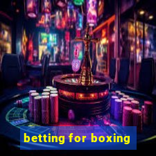 betting for boxing