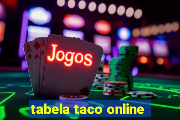 tabela taco online