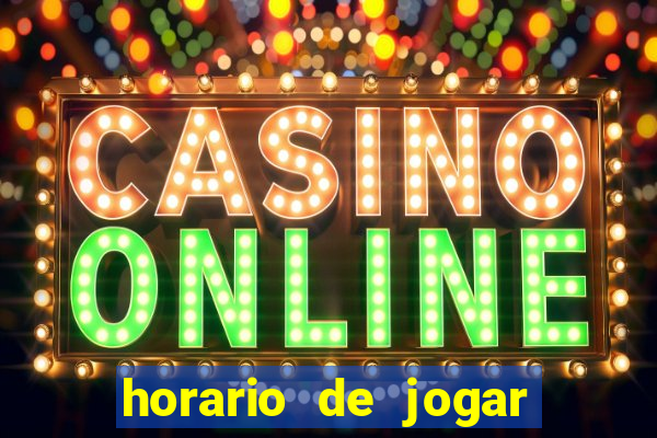 horario de jogar fortune rabbit