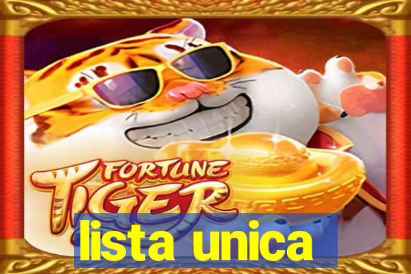 lista unica