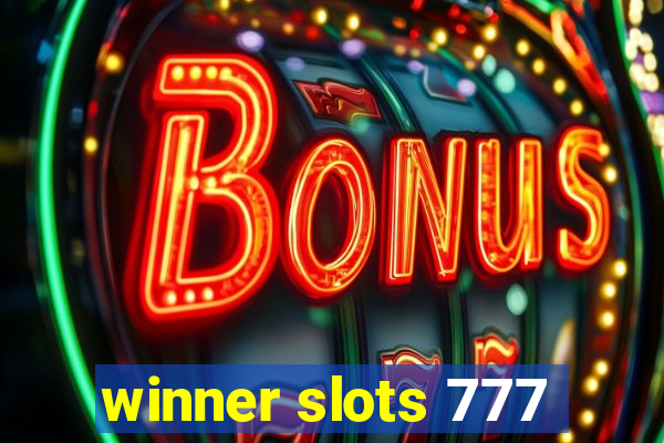 winner slots 777