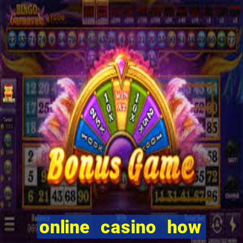 online casino how to win