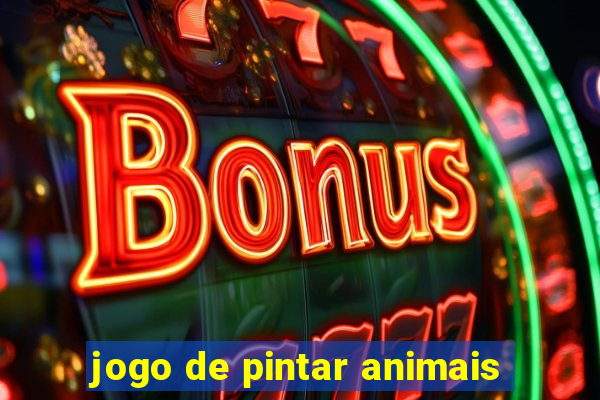 jogo de pintar animais