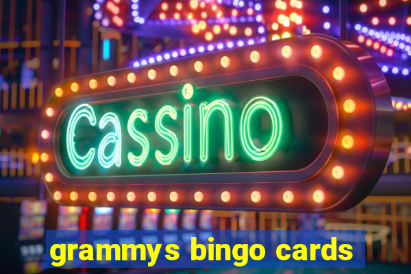 grammys bingo cards