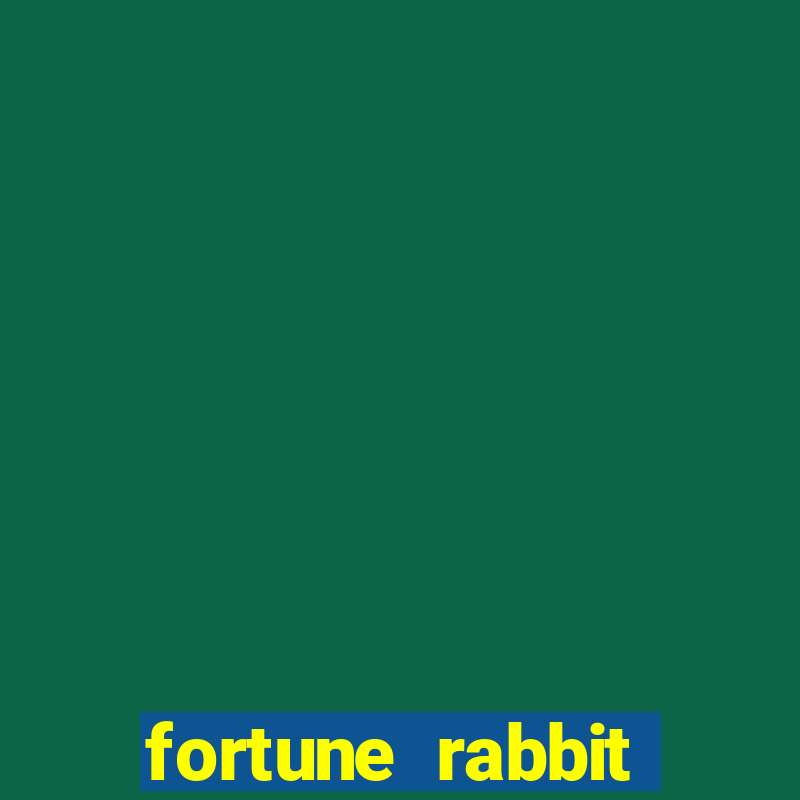 fortune rabbit melhor hor谩rio