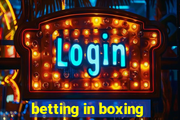 betting in boxing