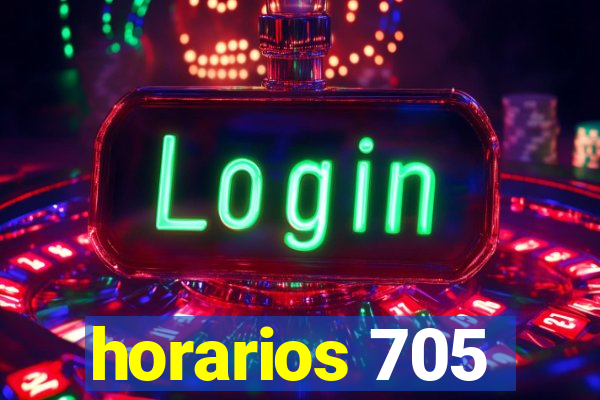 horarios 705