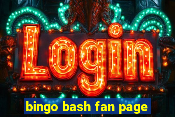 bingo bash fan page