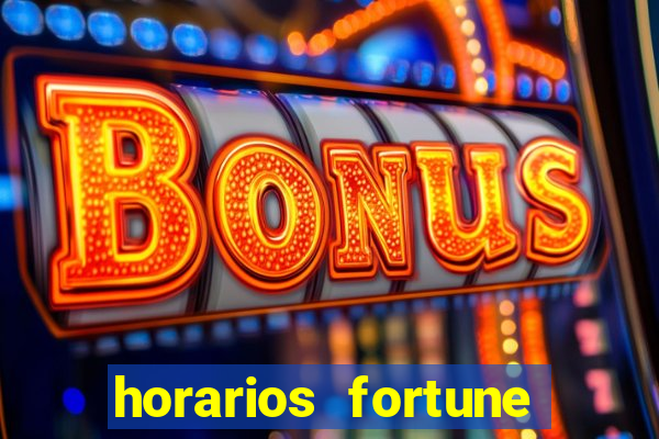 horarios fortune tiger hoje