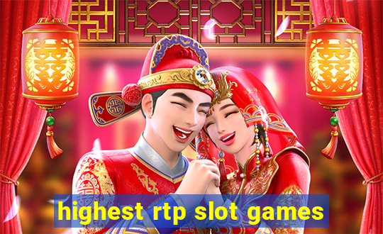 highest rtp slot games