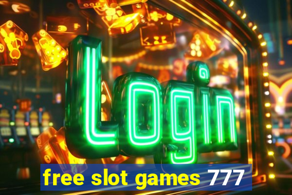 free slot games 777