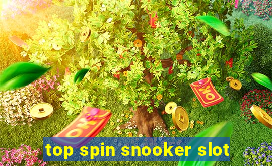 top spin snooker slot