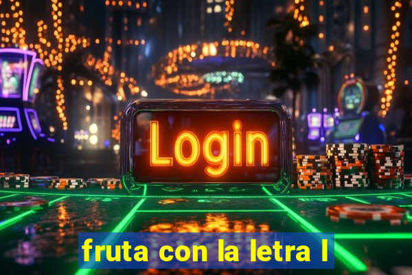 fruta con la letra l