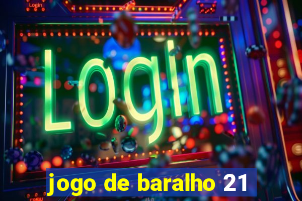 jogo de baralho 21