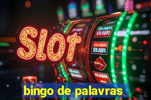 bingo de palavras