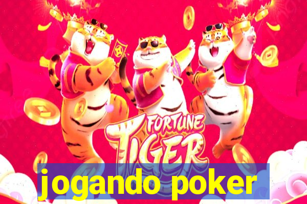 jogando poker