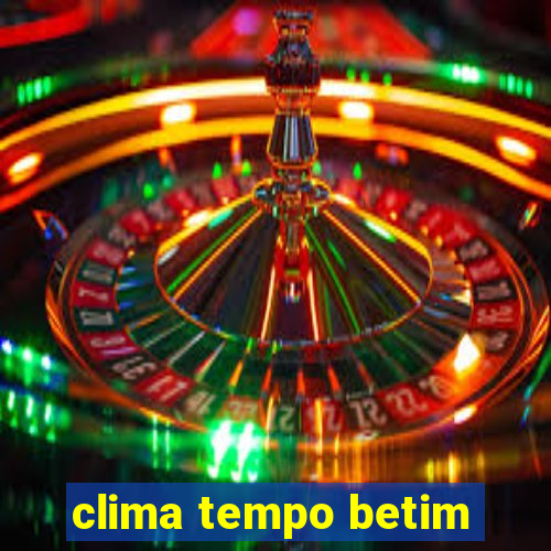 clima tempo betim