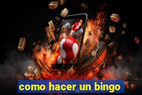 como hacer un bingo